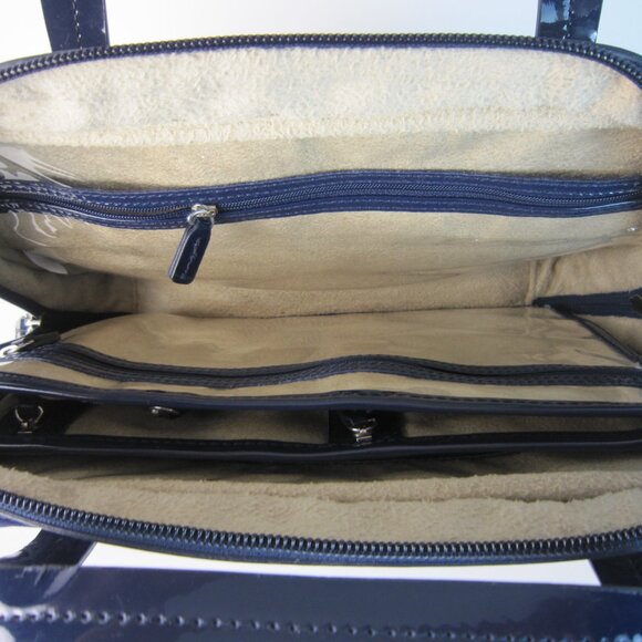 STELLA & DOT Dark Blue Nylon Tote Handbag - Picture 6 of 11